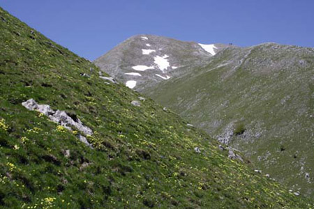 Gli ultimi 600 metri di dislivello - Si vede la cima